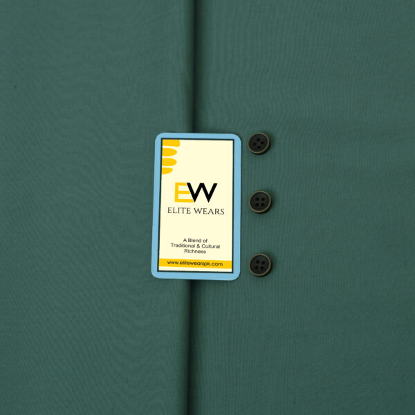 Pine Green Wash N Wear Fabric - 4 Meter Suit